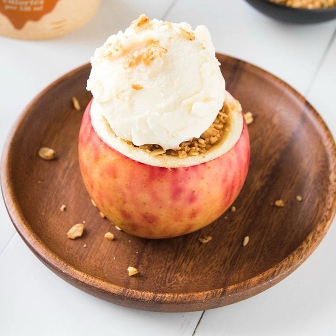 Baked Caramel-Stuffed Apples - HALO TOP®