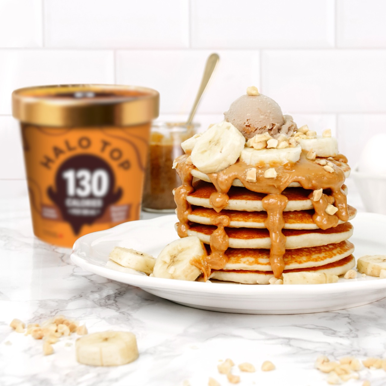 Halo Top Peanut Butter Pancakes - HALO TOP®